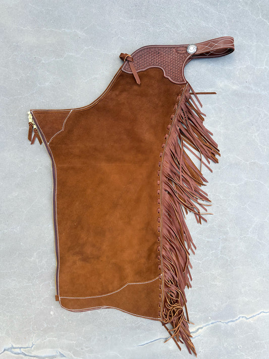 Brown Rough Out Chaps