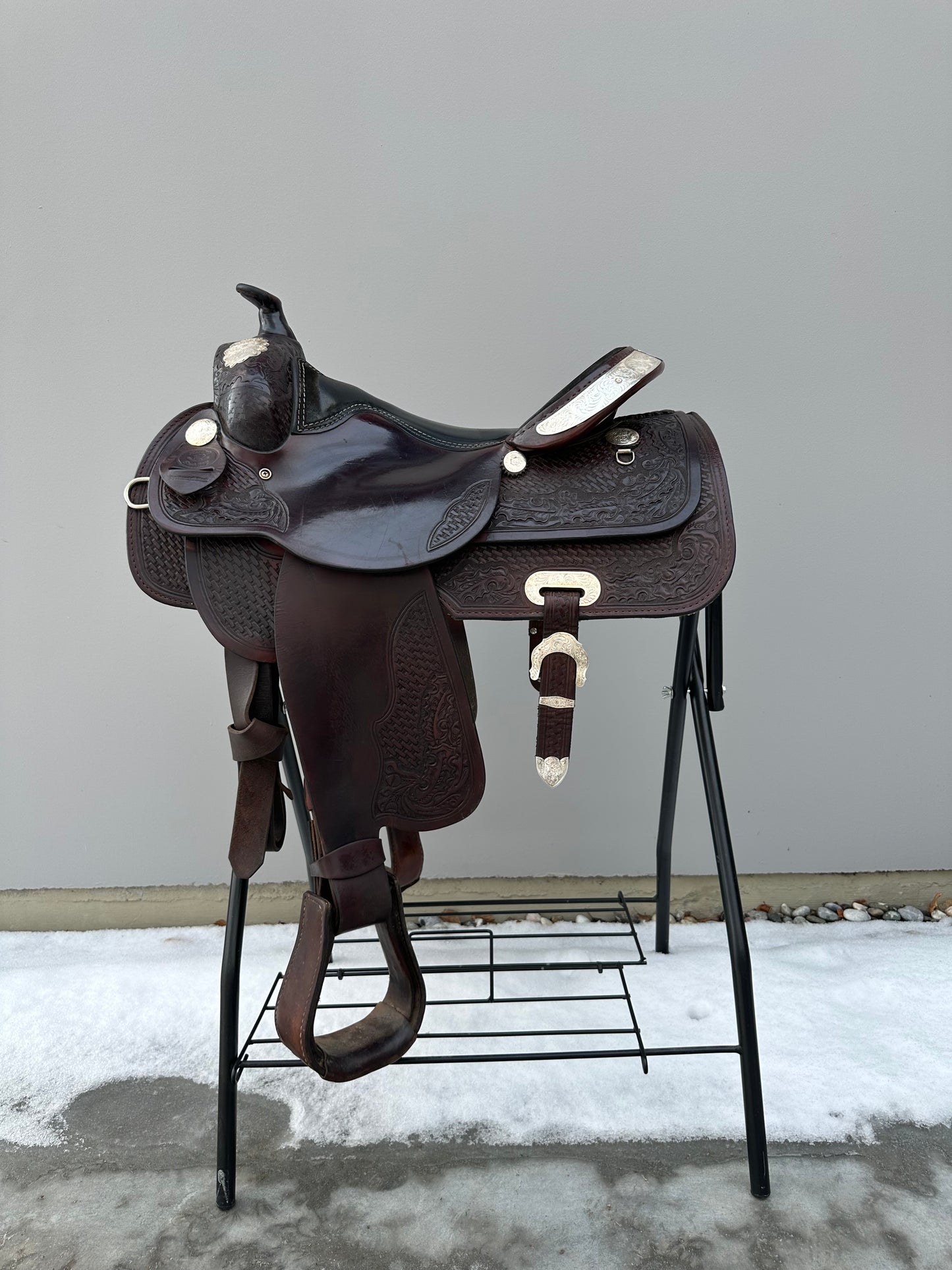 Rocking R Equitation Saddle, QH, 16"