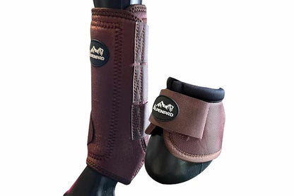 AlpenPad EquiShield Fetlock Support Boots Brown