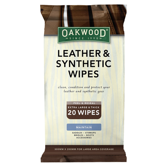 Oakwood Leather and Synthetic Wipes