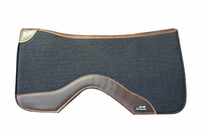 Short Version - AlpenPad Pro Line - Performance Westernpad Black / Brown Leather