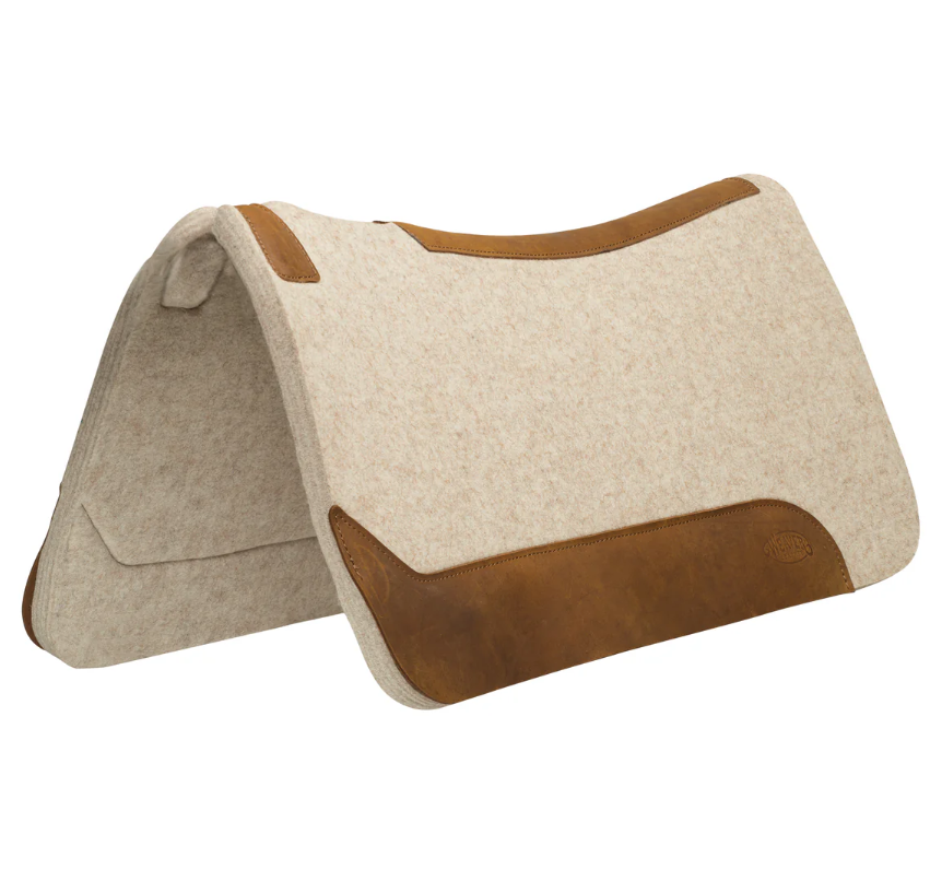 Short Weaver Contoured 100% Wool Felt Saddle Pad