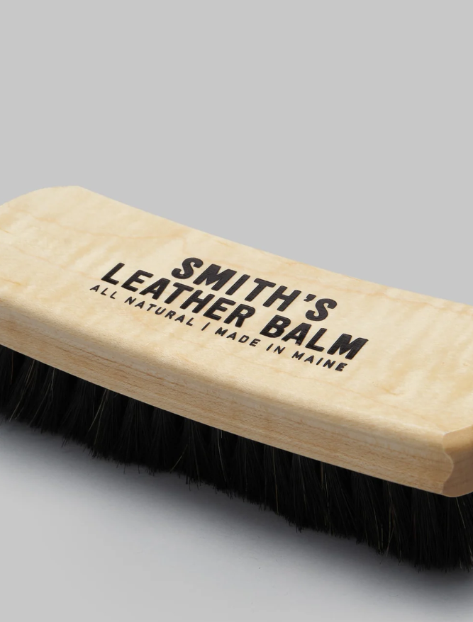 Smith's Leather Balm Horse Hair Brush