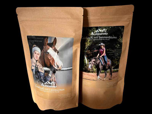Grain-free sunflower horse treats