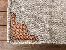 Load image into Gallery viewer, Ultra Weaver Show Blanket With Hand Tooled Corner Leather Details
