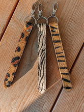 Load image into Gallery viewer, Exotic Leather Keyring &amp; Bag Charm
