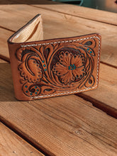 Load image into Gallery viewer, Floral Bifold Wallet Opt 1
