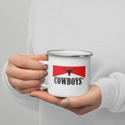 Smokin' Hot Cowboys* Enamel Mug